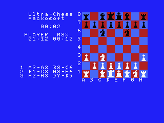 Ultra Chess screenshot 4 for MSX